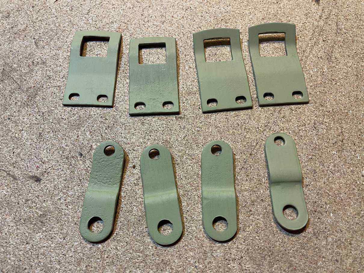 MG TD Haubenanschläge - Black Forest Oldtimers