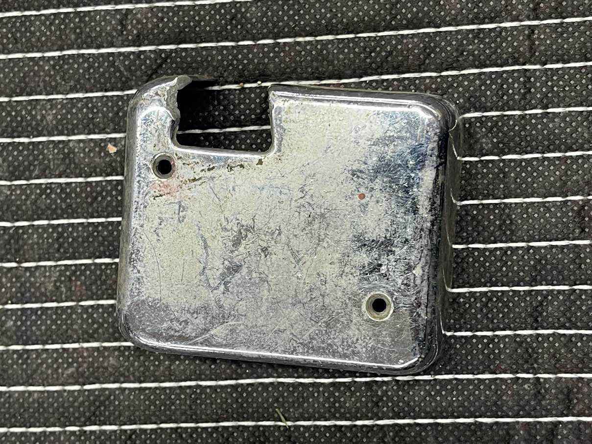 MG TD Oldtimer Abdeckung Türschloss (links) - Black Forest Oldtimers