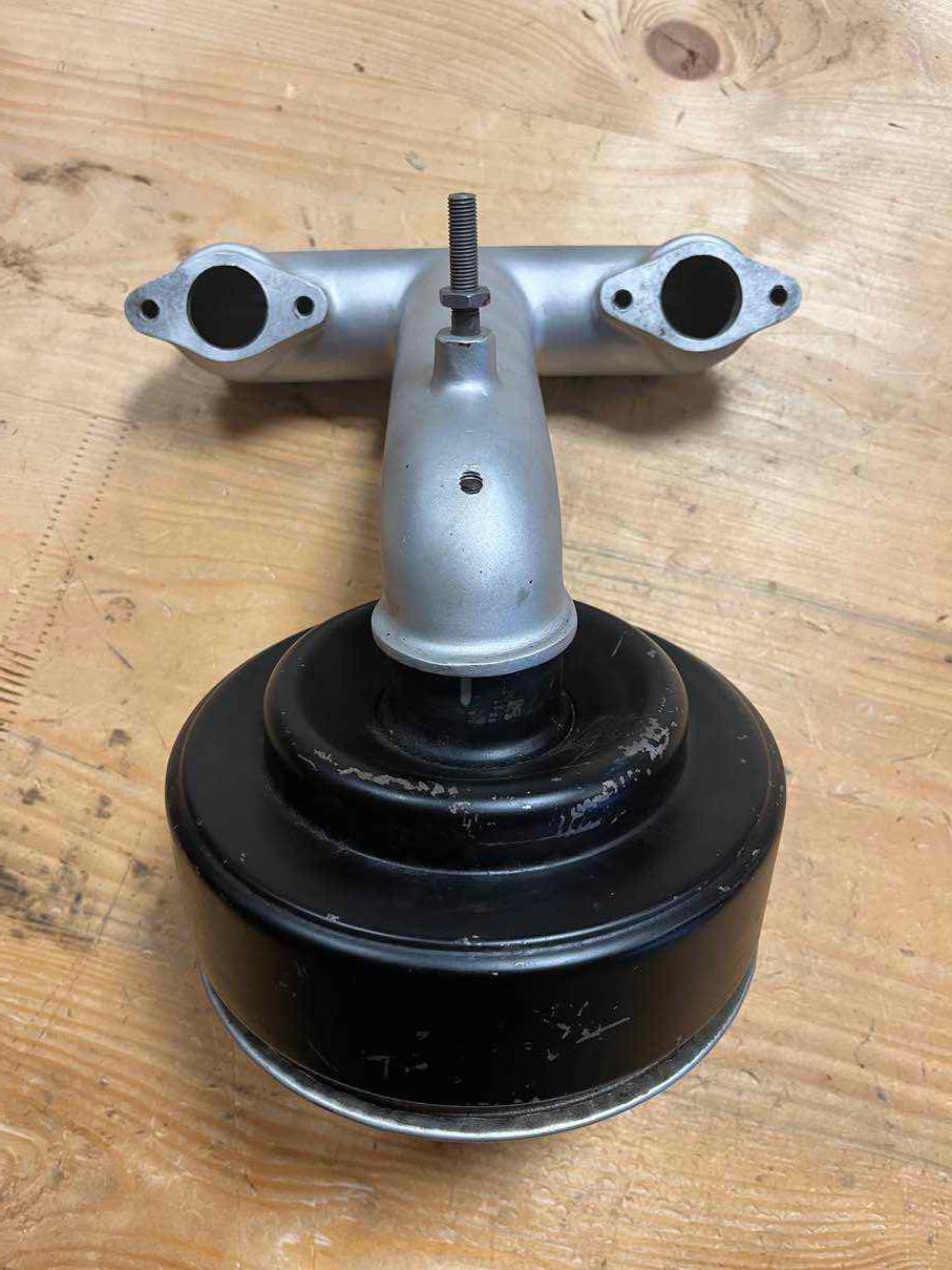 MG TD Oldtimer Luftfilter und Krümmer - Black Forest Oldtimers