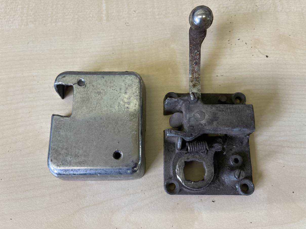 MG TD Türschloss Beifahrertür - Black Forest Oldtimers