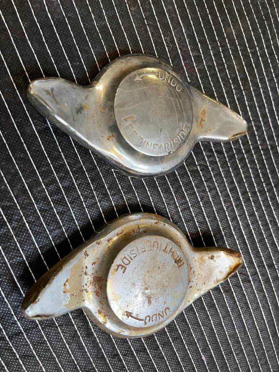 Oldtimer Flügelmuttern Grobgewinde (2 Stück) - Black Forest Oldtimers