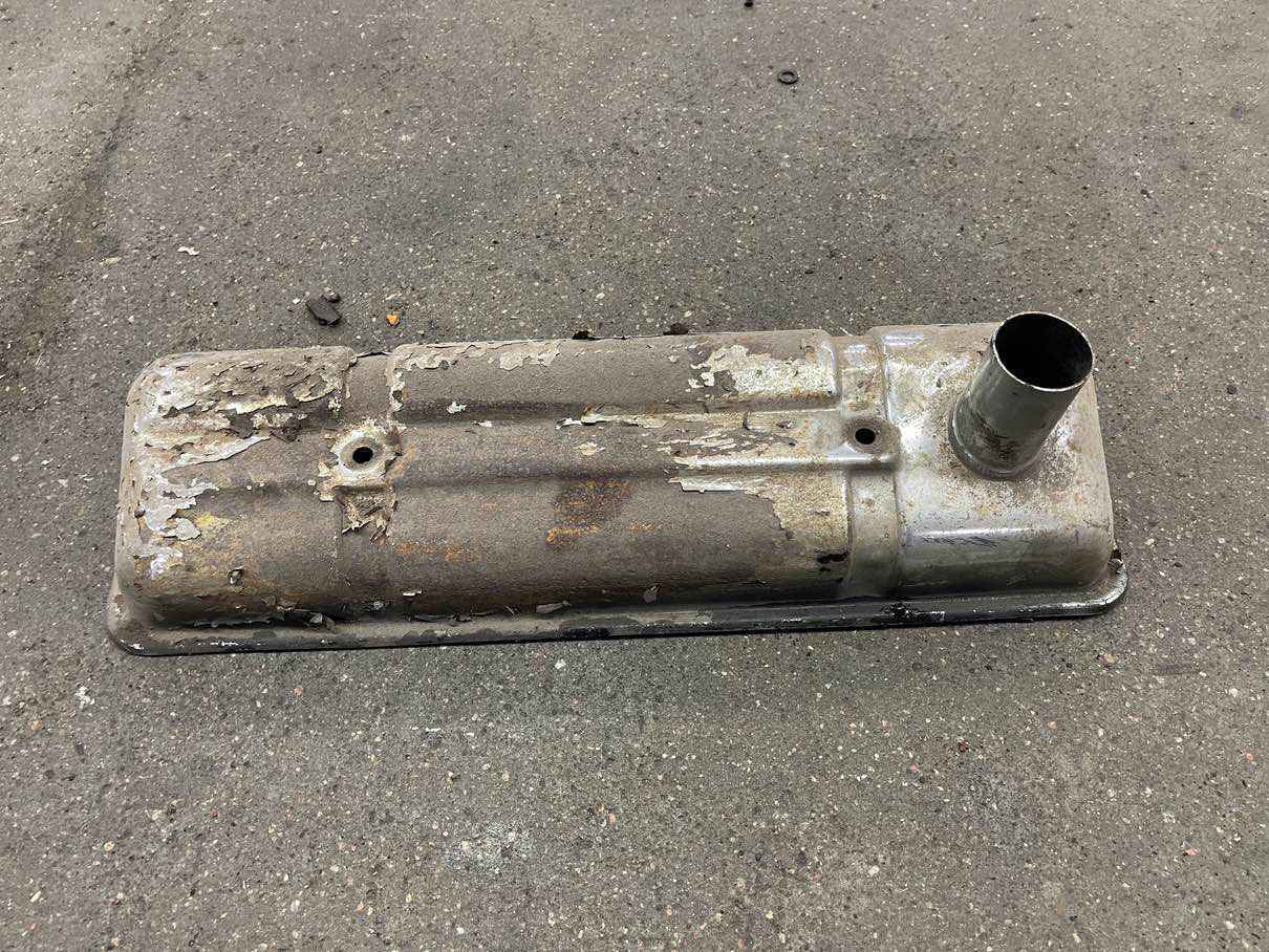 Triumph TR3 Oldtimer Ventildeckel / Valve Cover (7) - Black Forest Oldtimers