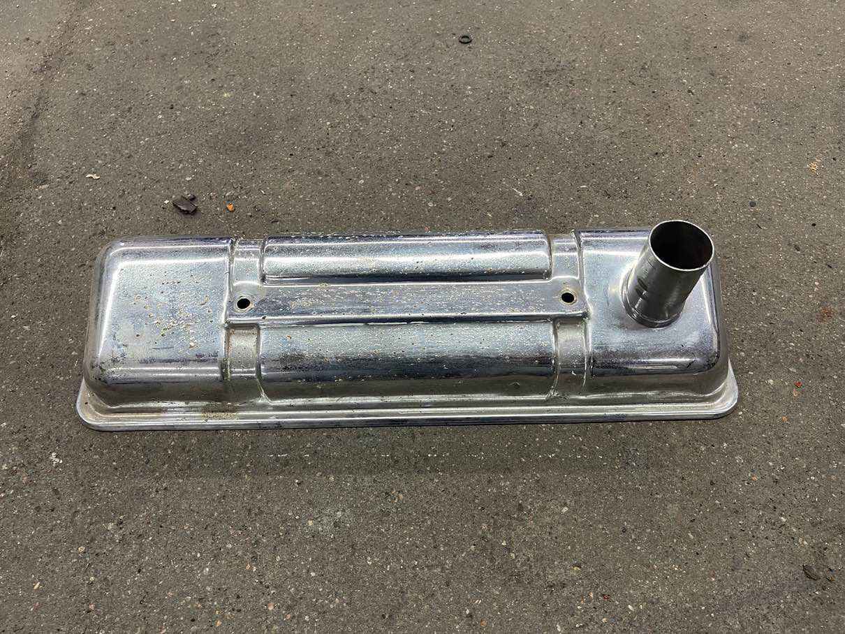 Triumph TR3 Oldtimer Ventildeckel / Valve Cover (7) - Black Forest Oldtimers