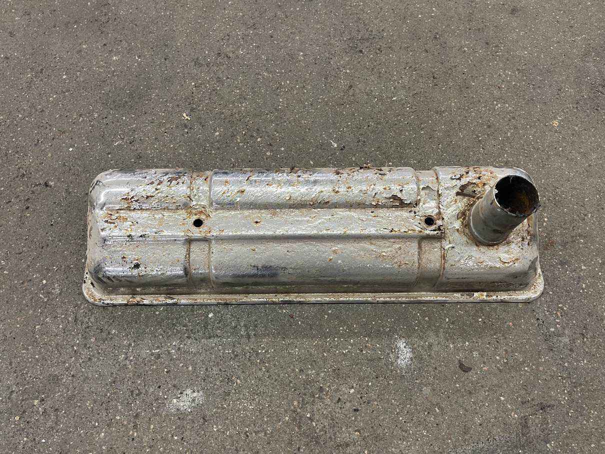 Triumph TR3 Oldtimer Ventildeckel / Valve Cover - Black Forest Oldtimers